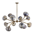Arteriors - DLI15 - 12 Lumière Suspendu - Merrick - Laiton vintage