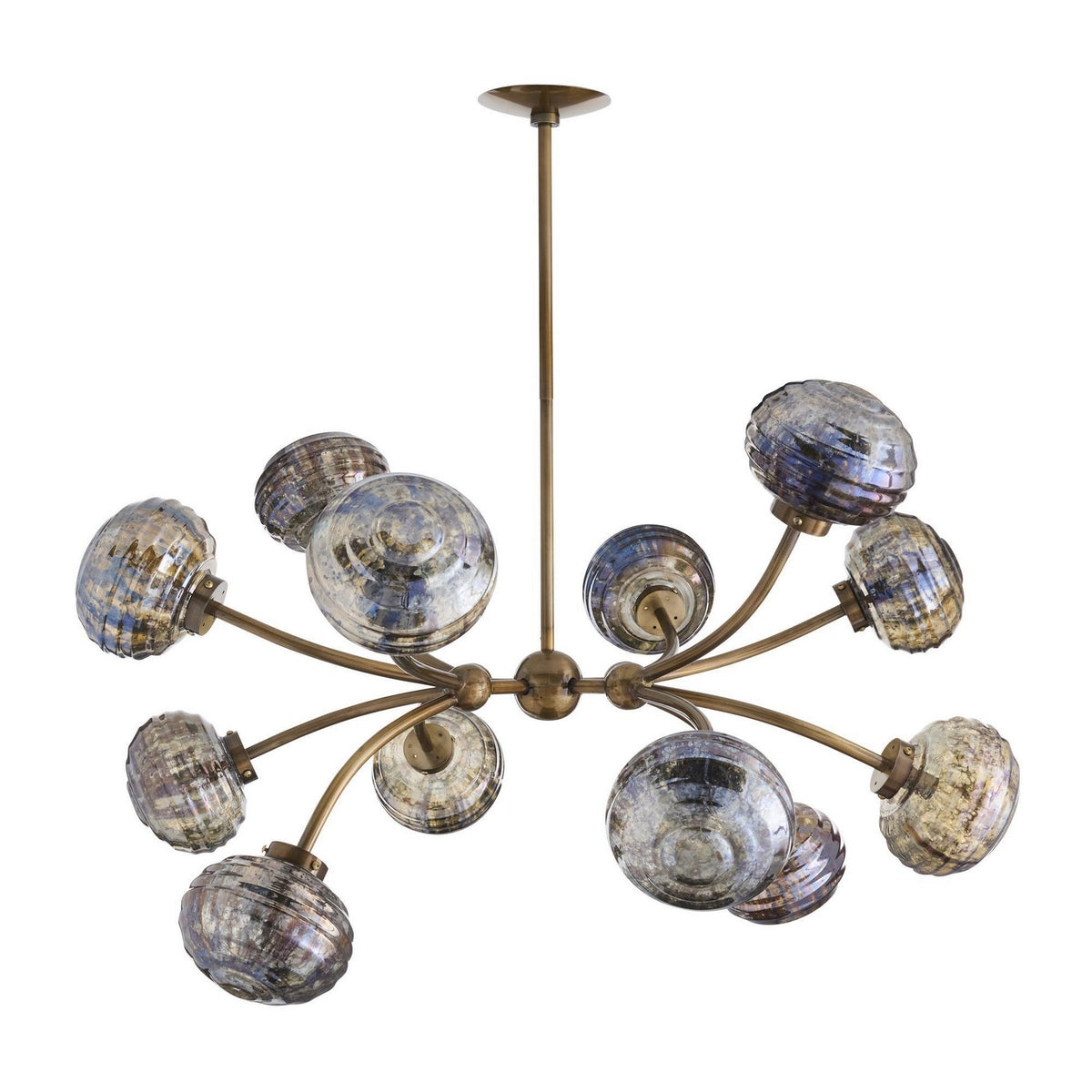 Arteriors - DLI15 - 12 Lumière Suspendu - Merrick - Laiton vintage