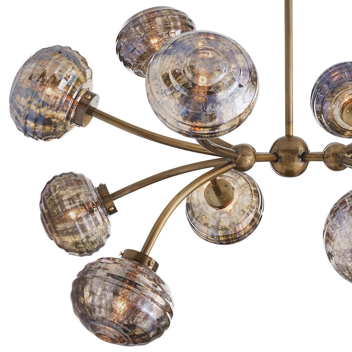 Arteriors - DLI15 - 12 Lumière Suspendu - Merrick - Laiton vintage