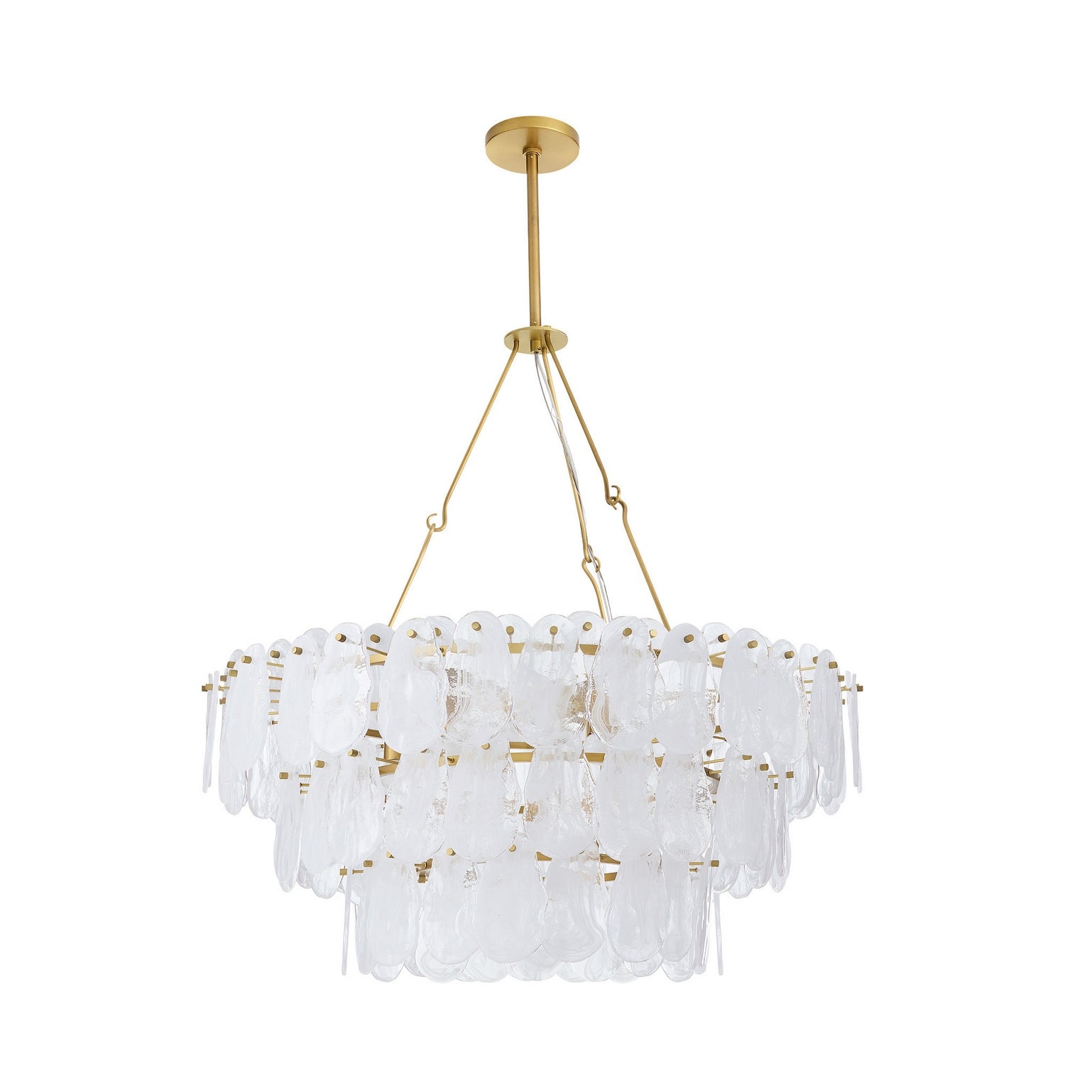 Arteriors - DMC36 - Seven Light Chandelier - Leon - White Glaze