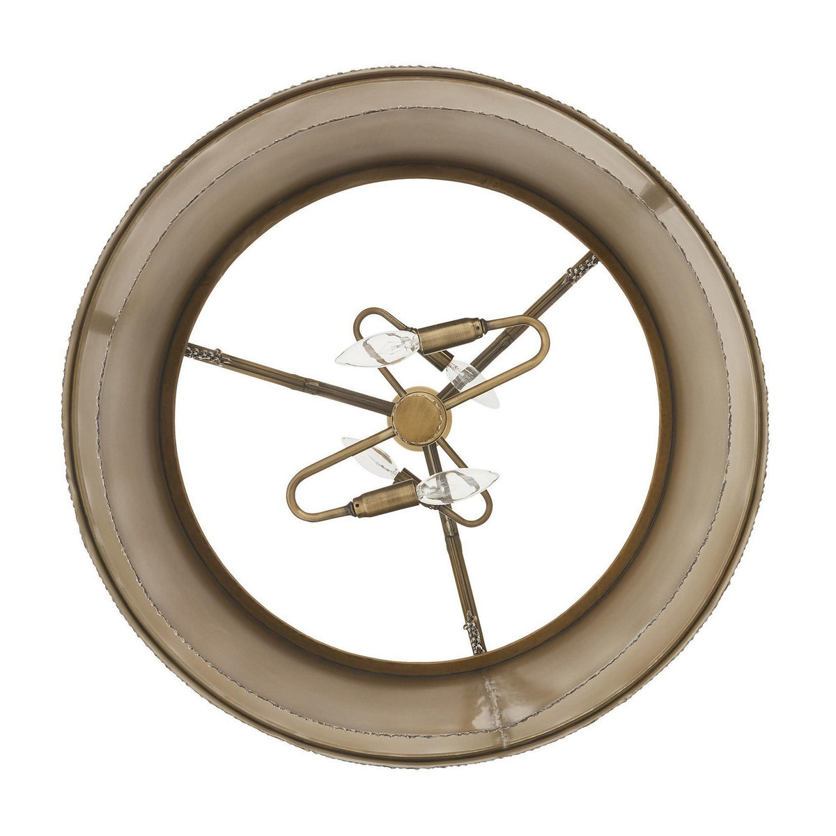 Arteriors - DMI26 - Quatre lumières Suspendu - Leonardo - Laiton antique