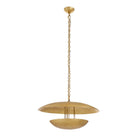 Arteriors - DMI27 - Trois lumières Suspendu - Florko - Feuille d'or