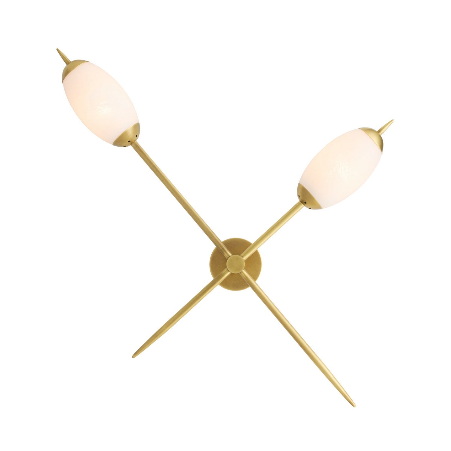 Arteriors - DWC95 - Deux lumières Murale - Natalia - Laiton antique