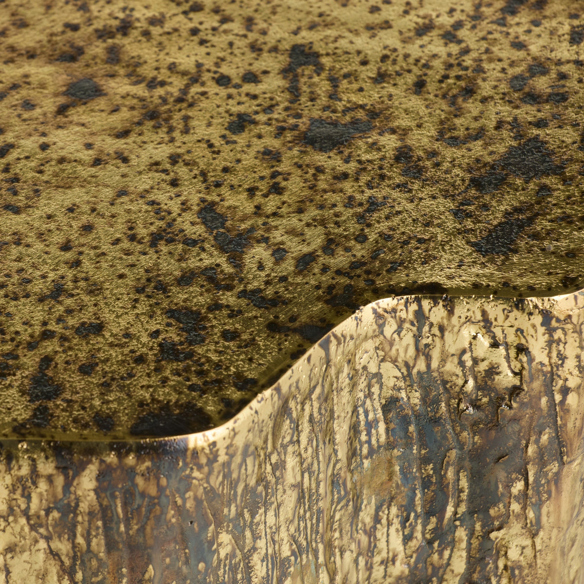 Arteriors - FEI34 - End Table - Minerva - Distressed Antique Brass