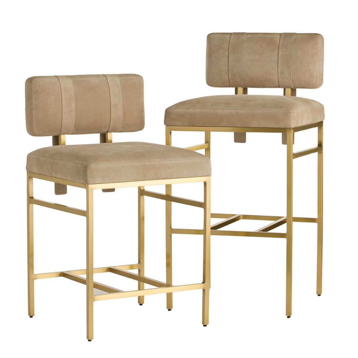 Arteriors - FSI25 - Tabouret de bar - Laney - Taupe