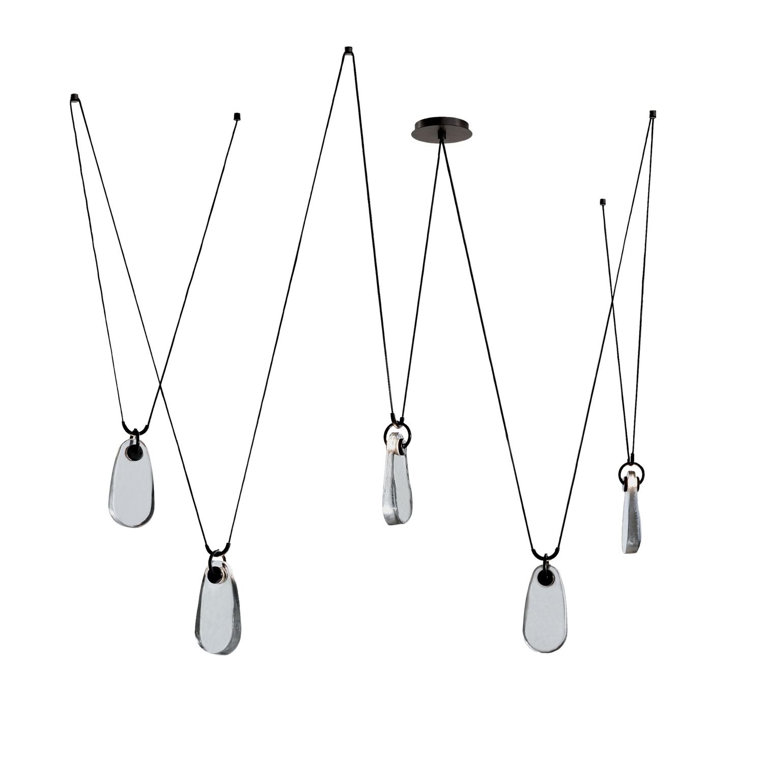 Arteriors - GADLC02 - LED Chandelier - Melt - Smoke