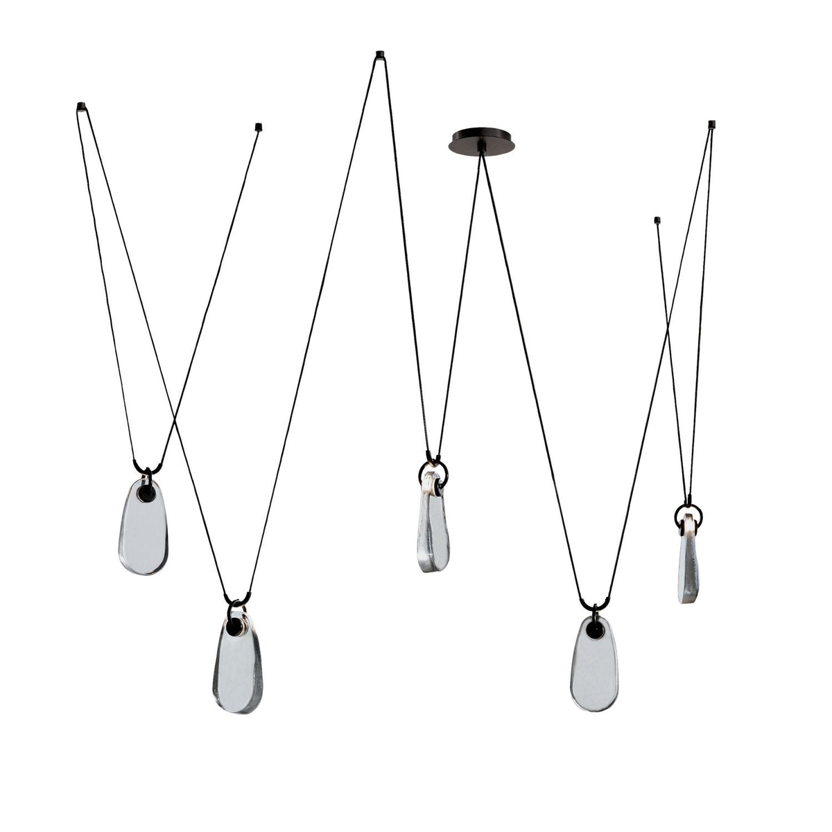 Arteriors - GADLC02 - LED Chandelier - Melt - Smoke