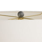 Arteriors - PTC70-194 - Une lumière Lampe de table - Nathan - Tourbillon glaciaire