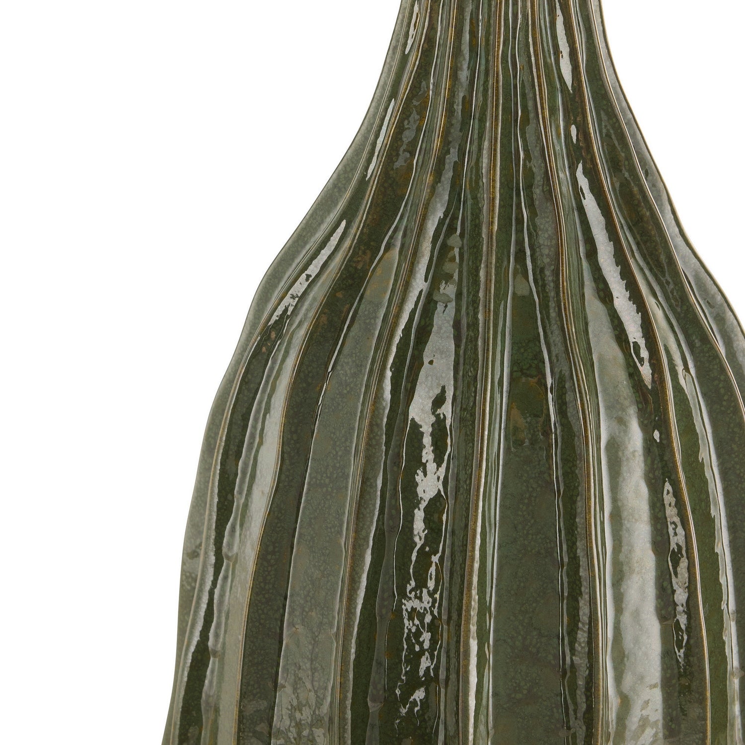 Arteriors - PTE16-934 - Une lumière Lampe de table - Nyla - Vert foncé réactif