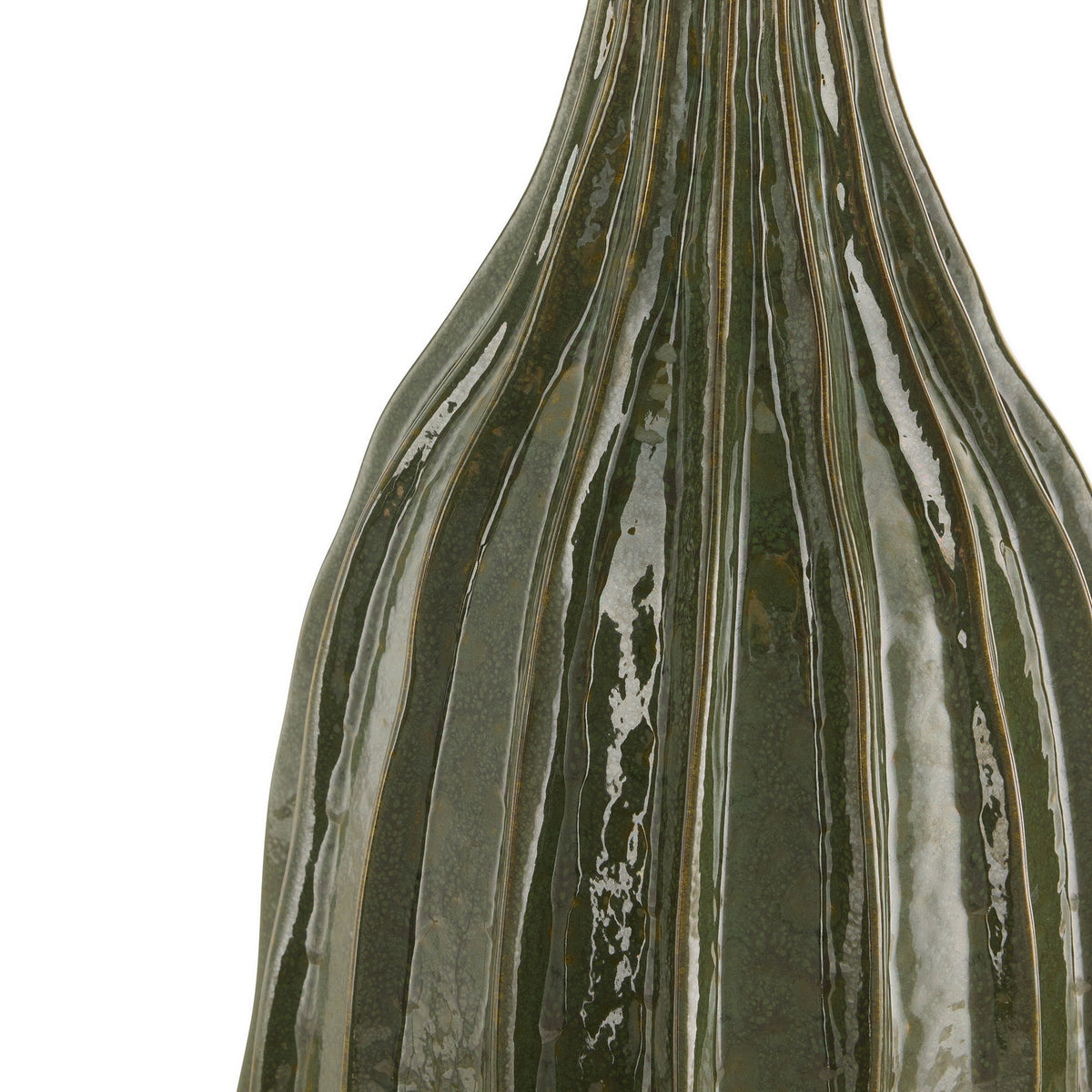 Arteriors - PTE16-934 - One Light Table Lamp - Nyla - Dark Green Reactive