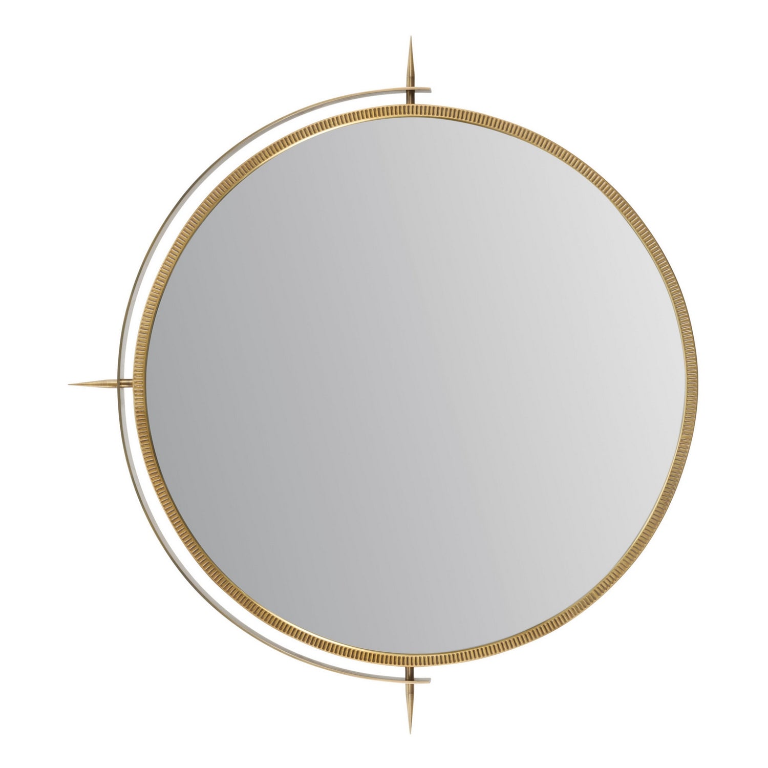Arteriors - WMI91 - Miroir - Nixon - Laiton antique