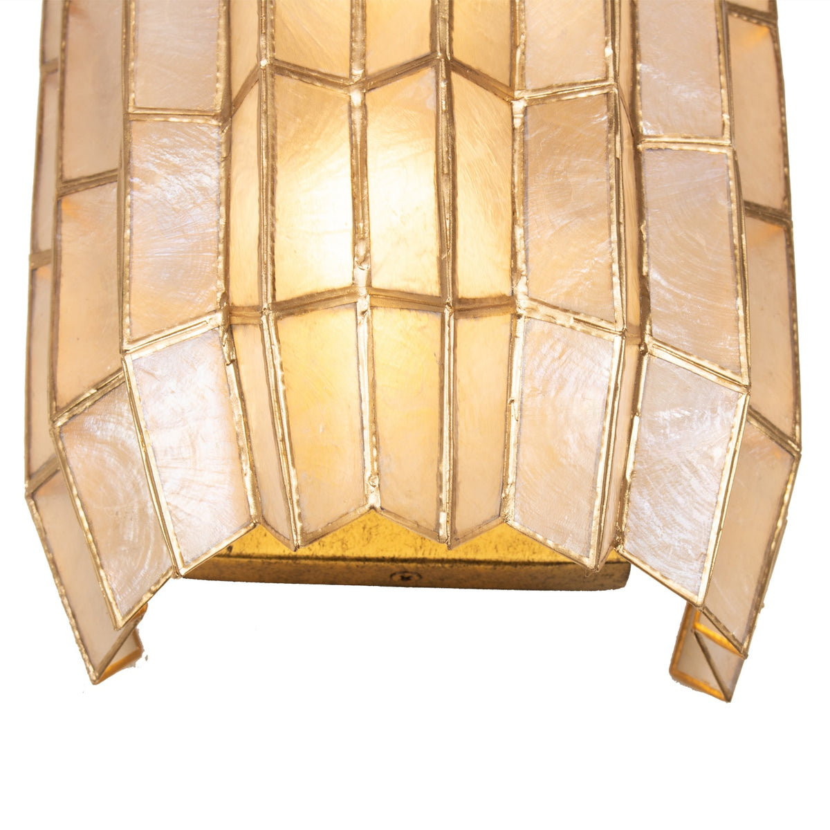 Kalco - 522621OL - Deux lumières Murale - Fractal - Feuille d'or oxydée