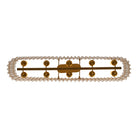 Kalco - 522661OL - Ten Light Linear Pendant - Fractal - Oxidized Gold Leaf