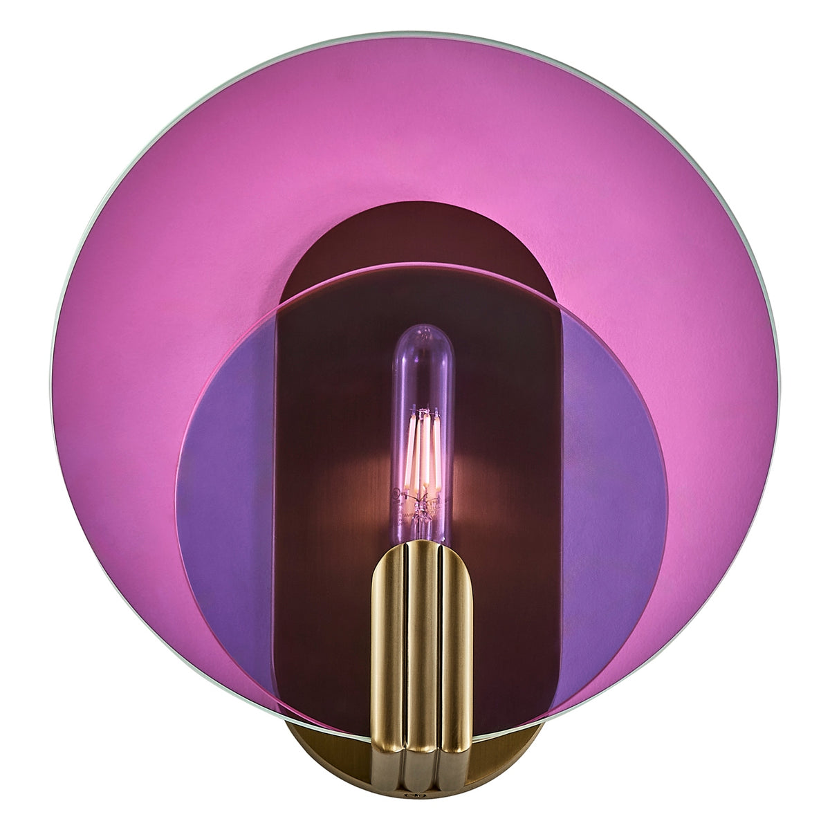 Kalco - 528521WB - Une lampe Murale - Optique - Laiton d'hiver