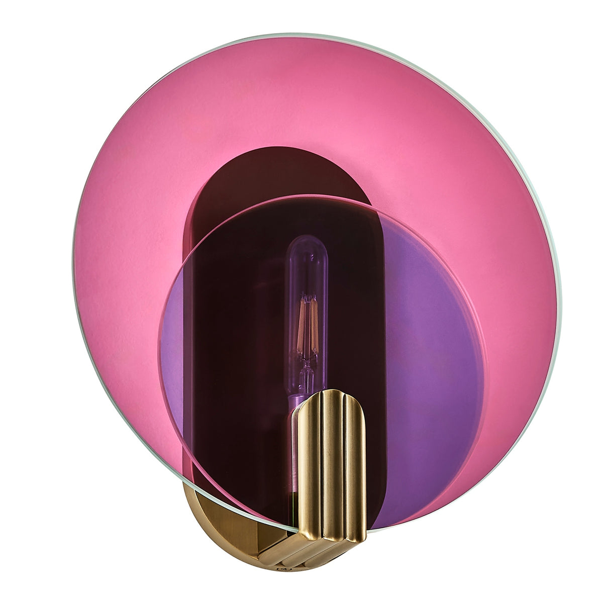 Kalco - 528521WB - Une lampe Murale - Optique - Laiton d'hiver