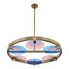 Kalco - 528555WB - Six lumières Suspendu - Optique - Laiton d'hiver