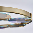 Kalco - 528555WB - Six lumières Suspendu - Optique - Laiton d'hiver
