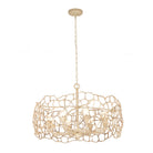 Kalco - 527355WIV - Huit lumières Suspendu - Récif - Ivoire chaud