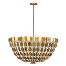Kalco - 527455OLW - Huit lumières Suspendu - Amor - Feuille d'or oxydée et blanc