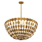 Kalco - 527455OLW - Huit lumières Suspendu - Amor - Feuille d'or oxydée et blanc