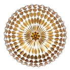 Kalco - 527455OLW - Huit lumières Suspendu - Amor - Feuille d'or oxydée et blanc