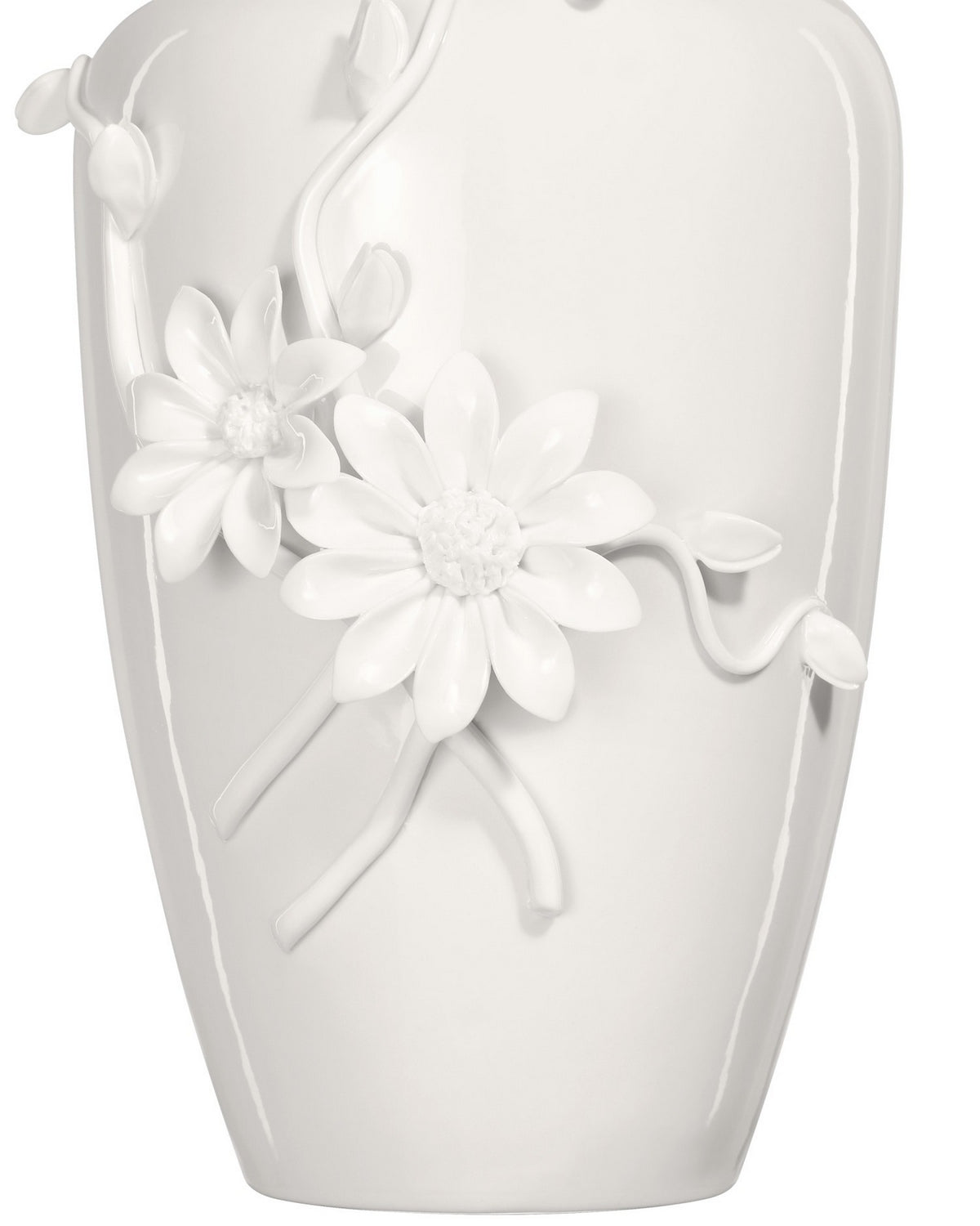 Currey and Company 1200-0983 Daisy Maria Vase in White