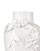 Currey and Company 1200-0985 Flower Maria Vase in White