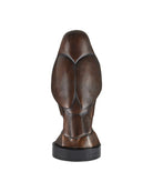 Currey and Company 1200-1058 Oiseau Horus en brun foncé
