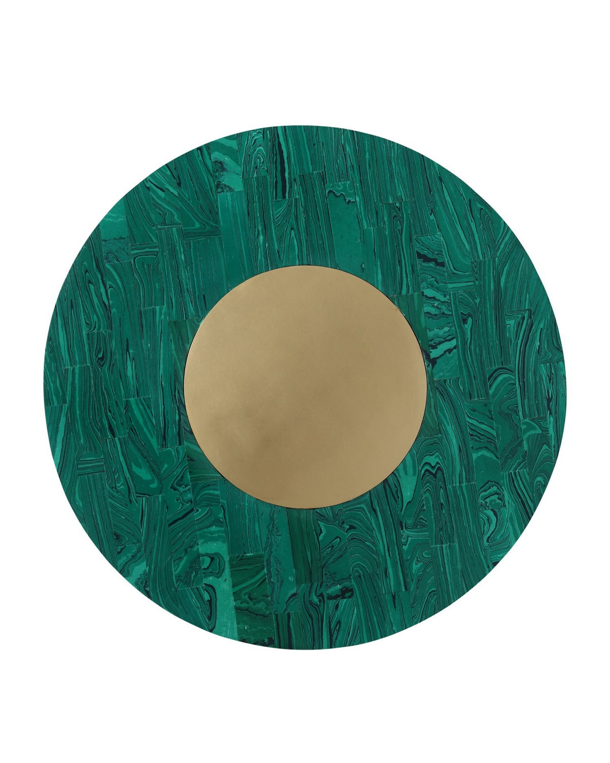 Currey and Company 1200-1061 Transformation Box in Marbled Green/Brushed Brass