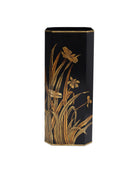 Currey and Company 1200-1064 Glasshouse Tole Umbrella Stand in Black/Gold