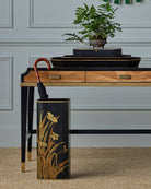 Currey and Company 1200-1065 Glasshouse Box en noir et or