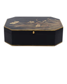 Currey and Company 1200-1065 Glasshouse Box en noir et or