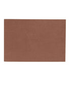 Ensemble de 2 plateaux en cuir et raphia Currey and Company 1200-1070, couleur marron/naturel