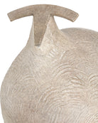Currey and Company 1200-1073 Ancient Ram Sculpture in Beige/Black