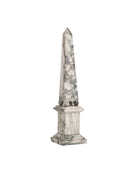 Obélisque de sororité Currey and Company 1200-1078, vert/blanc cassé