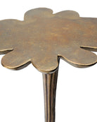 Currey and Company 4000-0246 Schizzo Accent Table in Oxidized Brass