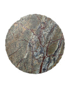 Table d'appoint Currey and Company 4000-0250 Wilderness en laiton antique/naturel