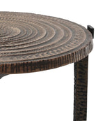 Currey and Company 4000-0256 Unity Accent Table in Antique Bronze/Dark Bronze