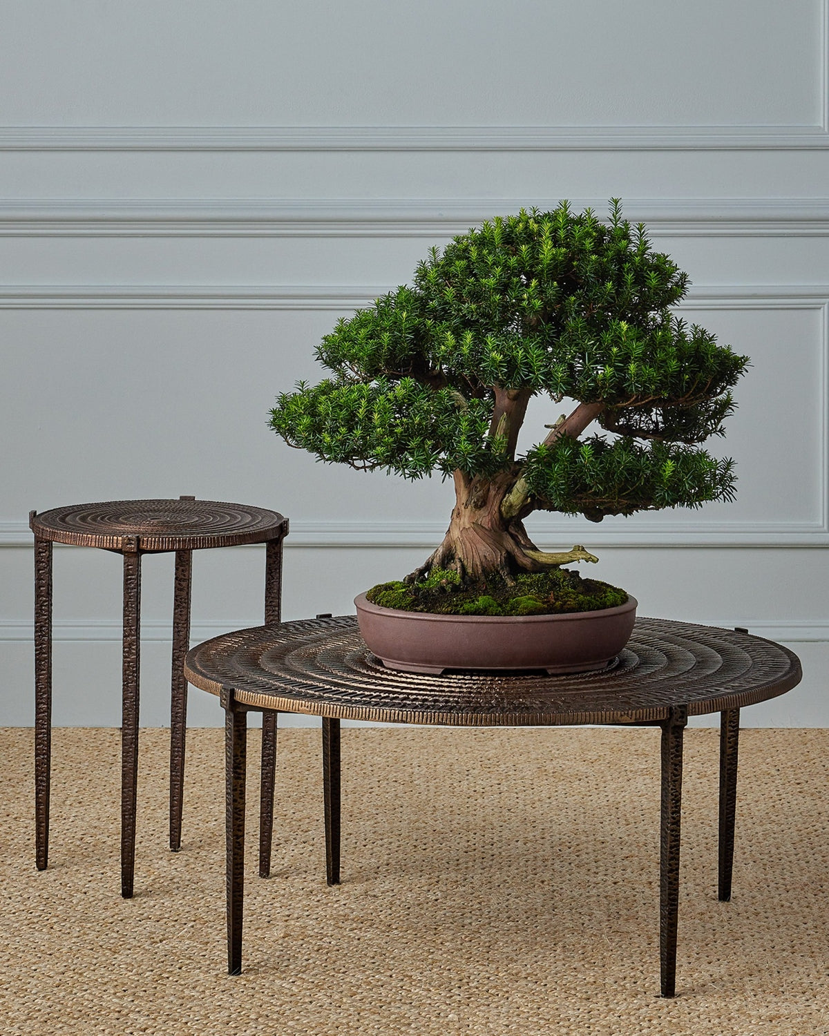 Currey and Company 4000-0256 Unity Accent Table in Antique Bronze/Dark Bronze