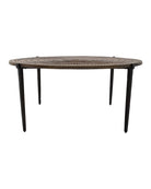 Table basse Unity de Currey and Company (réf. 4000-0257), finition bronze antique/bronze foncé