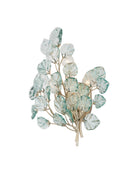 Currey and Company 5000-0290 Baobab Murale en feuille d'argent transparente/contemporaine/argent contemporain