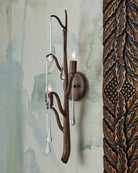 Currey and Company 5000-0291 Morning Grove Murale en or/transparent du Rhin