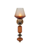 Currey et Compagnie 5000-0295 Mandeville Murale Couleur : Butter Rum Sandbar/Ombré mat/Gris foncé/Or antique