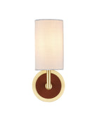 Currey and Company 5000-0298 Ellerston Murale couleur marron selle/laiton brossé