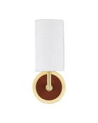 Currey and Company 5000-0298 Ellerston Murale couleur marron selle/laiton brossé