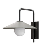 Currey and Company 5500-0058 Bothy Outdoor Murale en naturel/noir/blanc givré