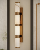 Currey and Company 5800-0079 Brenham Murale en laiton naturel/vintage