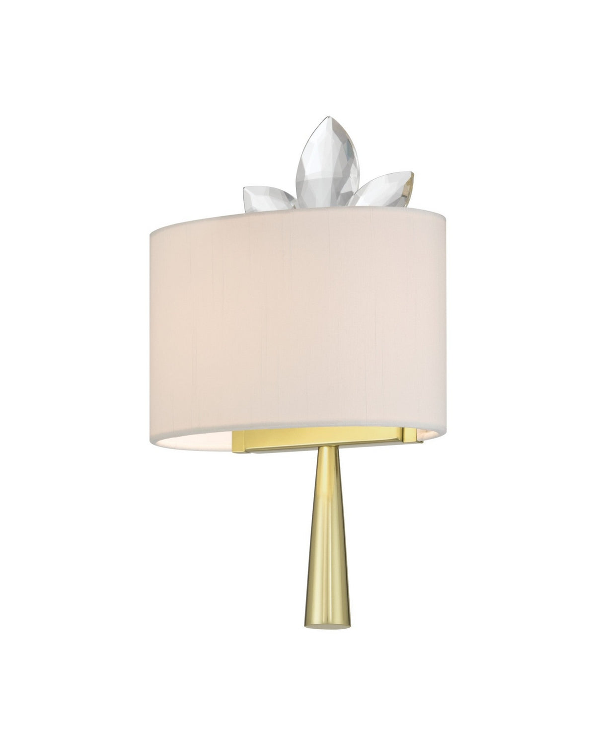 Currey and Company 5900-0061 Trillium Murale en clair/laiton