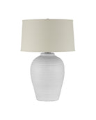 Currey and Company 6000-1030 Dashwell Lampe de table en blanc