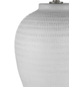 Currey and Company 6000-1030 Dashwell Lampe de table en blanc